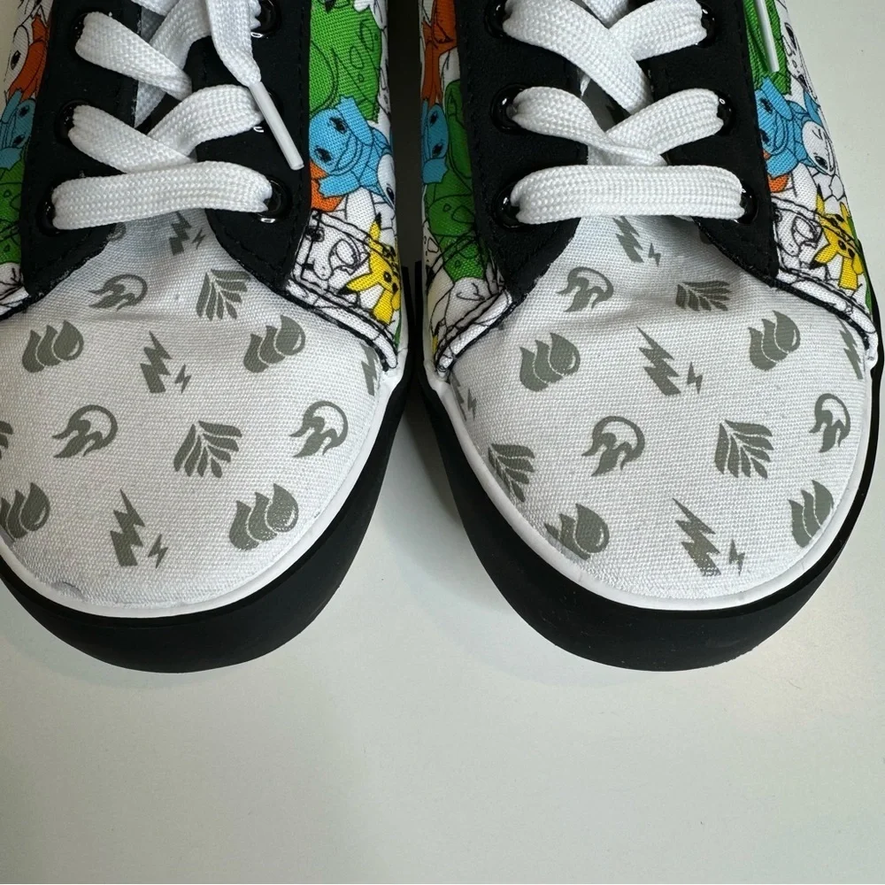 Ground Up Men’s Pokemon Lace Up Low Top Canvas Sneaker Shoes Size 10